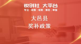 大邑縣獎(jiǎng)補(bǔ)政策