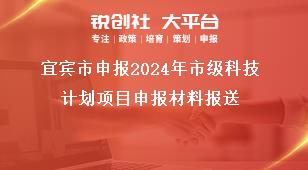 宜賓市申報2024年市級科技計劃項(xiàng)目申報材料報送獎補(bǔ)政策